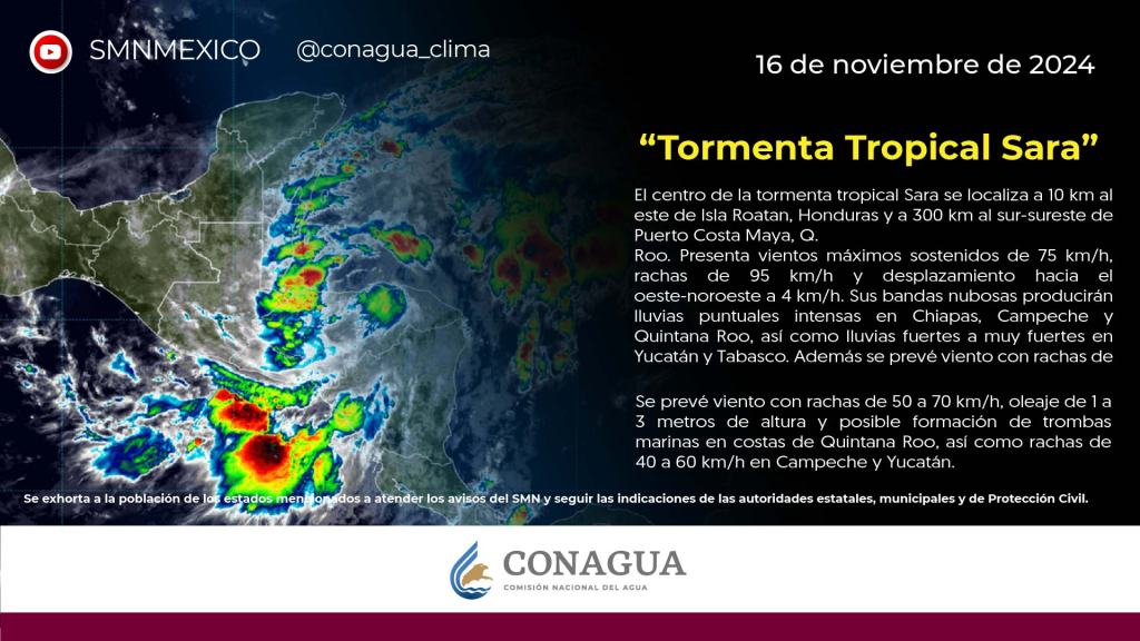 Lluvias intensas en el Sureste Mexicano, Frente Frío&nbsp;No.10